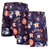 Houston Astros Pro Standard Toss Logo Woven Shorts - Navy - MLB Discount