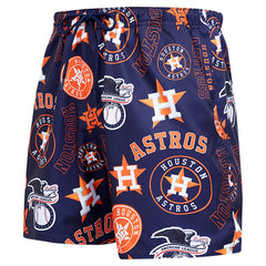 Houston Astros Pro Standard Toss Logo Woven Shorts - Navy - MLB Discount