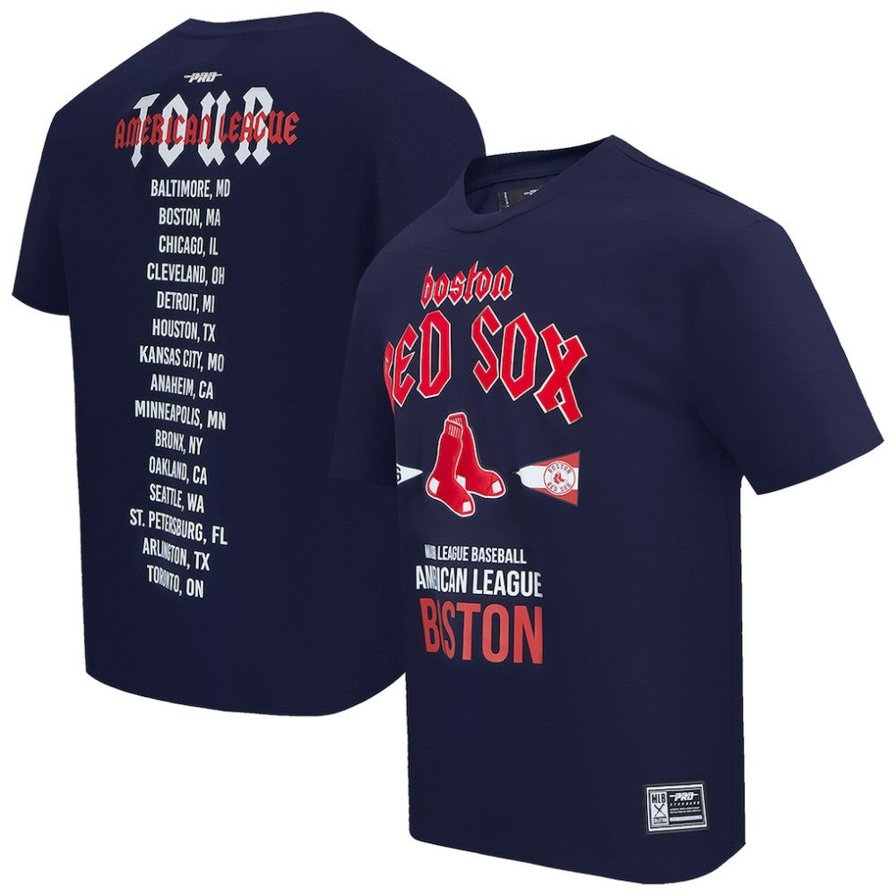 Boston Red Sox Pro Standard Oversized City Tour T-Shirt - Navy - MLB on Sale