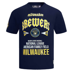 Milwaukee Brewers Pro Standard Oversized City Tour T-Shirt - Navy - MLB Online