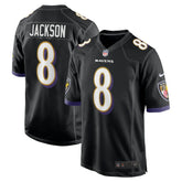 Nike Lamar Jackson Baltimore Ravens Alternate Game Jersey Black