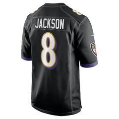 Nike Lamar Jackson Baltimore Ravens Alternate Game Jersey Black
