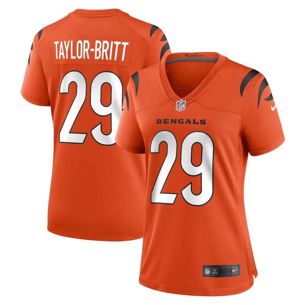 Nike Cam Taylor-Britt Cincinnati Bengals Women's Alternate Game Jersey Orange