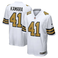 Nike Alvin Kamara New Orleans Saints Alternate Game Jersey White