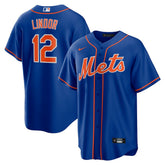 Francisco Lindor New York Mets Nike Big & Tall Alternate Replica Player Jersey - Royal - Nike Lifestyle