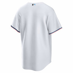 Miami Marlins Nike Home Big & Tall Replica Jersey - White - Nike Online