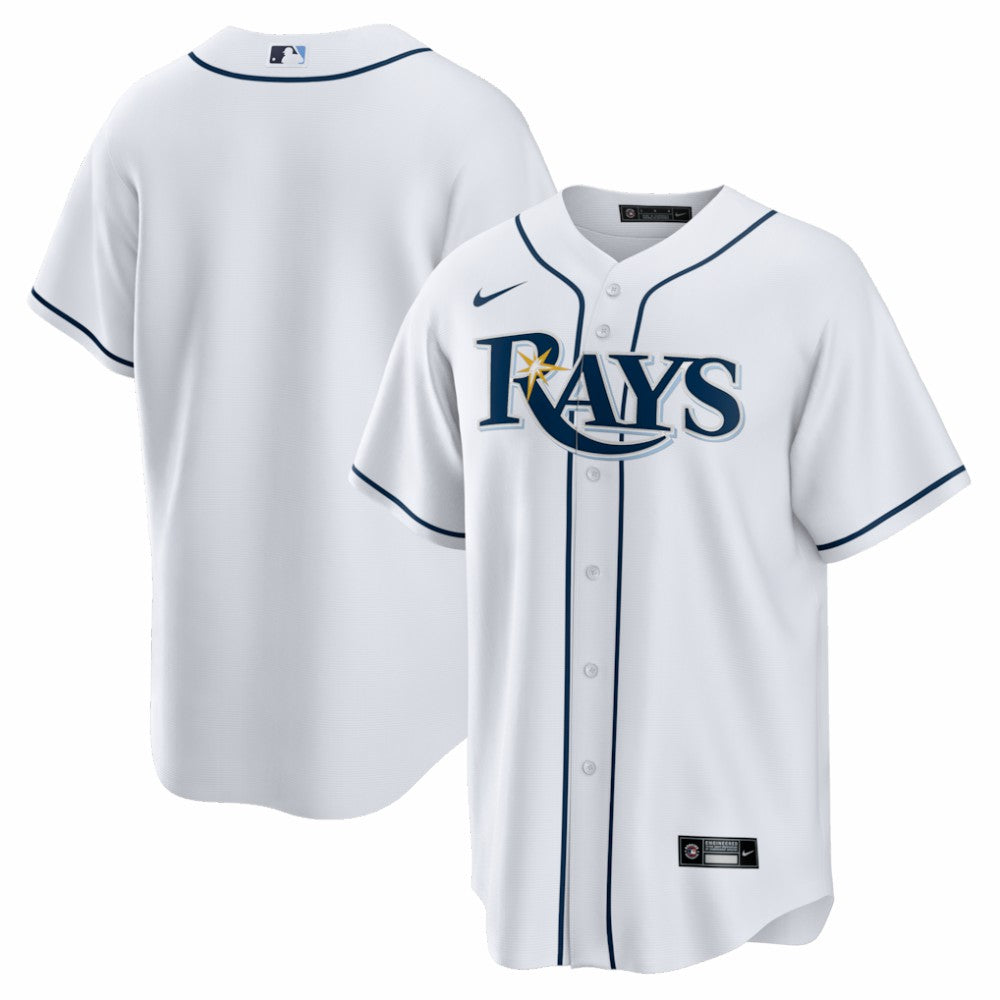 Tampa Bay Rays Nike Home Big & Tall Replica Jersey - White - Nike Sale