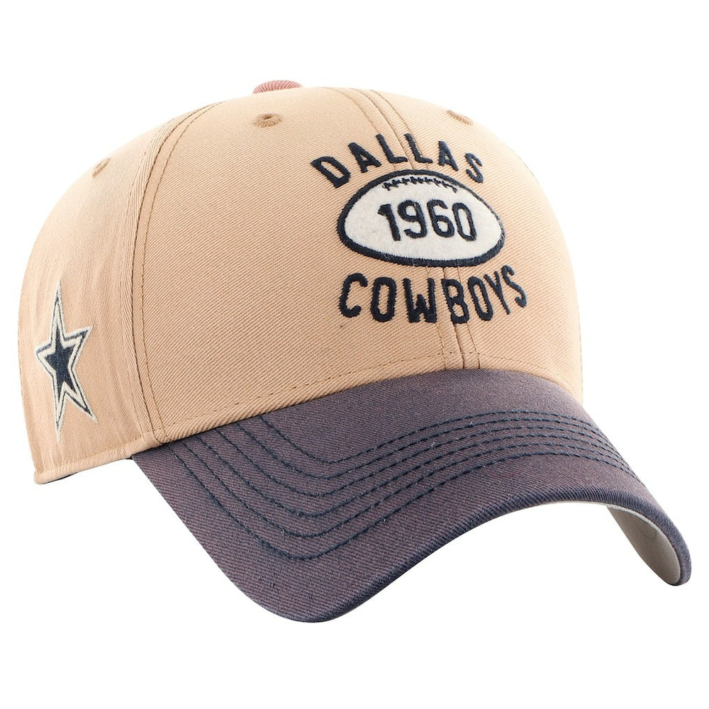 47 brand Dallas Cowboys '47 Dusted Ailene MVP Adjustable Hat Tan/Navy