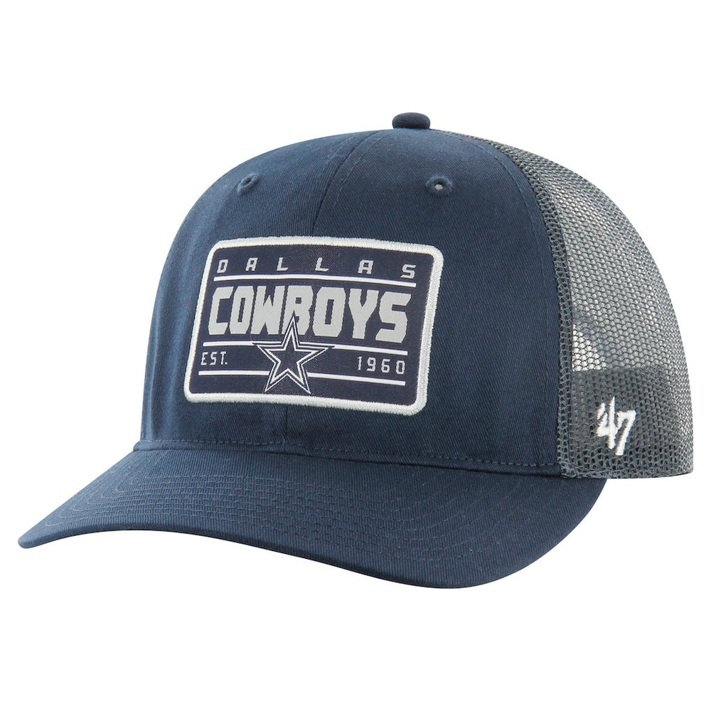 47 brand Dallas Cowboys '47 Hardline Trucker Adjustable Hat Navy