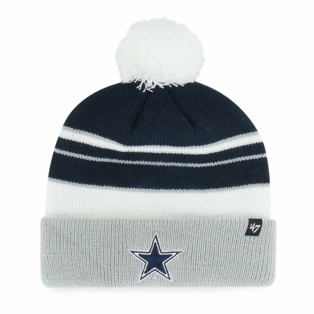 47 brand Dallas Cowboys '47 Youth Peewee Cuffed Knit Hat with Pom Navy