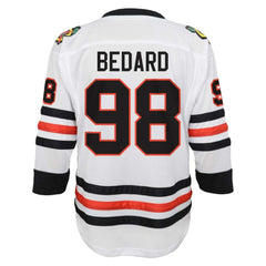 Connor Bedard Chicago Blackhawks Youth Away Replica Player Jersey - White - NHL 200937545