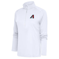 Arizona Diamondbacks Antigua Women's Tribute Half-Zip Pullover Top – White - MLB Online