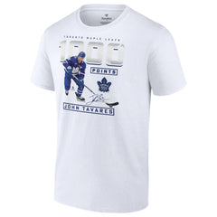 John Tavares Toronto Maple Leafs 1,000 Career Points T-Shirt - White - NHL 200946029
