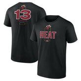 Bam Adebayo Miami Heat Behind The Back Name & Number T-Shirt Black