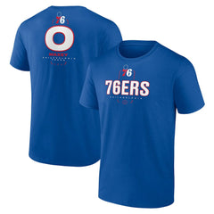 Tyrese Maxey Philadelphia 76ers Behind The Back Name & Number T-Shirt Royal