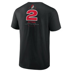 Deandre Ayton Portland Trail Blazers Behind The Back Name & Number T-Shirt Black