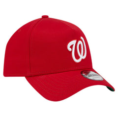 Washington Nationals New Era Team Color A-Frame 9FORTY Adjustable Hat - Red - New Era Sale