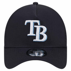 Tampa Bay Rays New Era Team Color A-Frame 9FORTY Adjustable Hat - Navy - New Era Sale