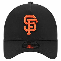 San Francisco Giants New Era Team Color A-Frame 9FORTY Adjustable Hat - Black - New Era Discount