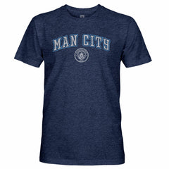 Manchester City 1863FC Wordmark Twisted Tri-Blend Slub T-Shirt Heather Navy