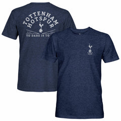 Tottenham Hotspur 1863FC Front Back Date Twisted Tri-Blend T-Shirt Heather Navy