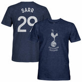 Pape Matar Sarr Tottenham Hotspur 1863FC Player Name & Number Twisted Tri-Blend Slub T-Shirt Heather Navy