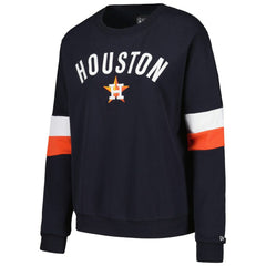 Houston Astros New Era Women's Game Day Crew Pullover Sweatshirt - Navy - New Era Discount