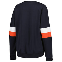 Houston Astros New Era Women's Game Day Crew Pullover Sweatshirt - Navy - New Era Discount