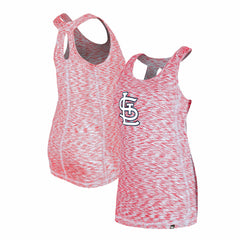 St. Louis Cardinals New Era Women's Space Dye Keyhole Back Tank Top - Red - New Era on Sale