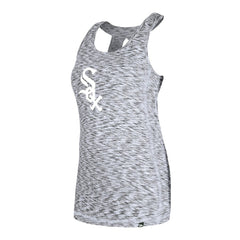 Chicago White Sox New Era Women's Space Dye Keyhole Back Tank Top - Black - New Era Online