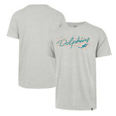 47 brand Miami Dolphins '47 Downburst Franklin T-Shirt Gray