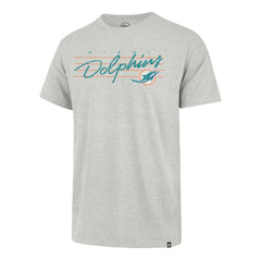 47 brand Miami Dolphins '47 Downburst Franklin T-Shirt Gray