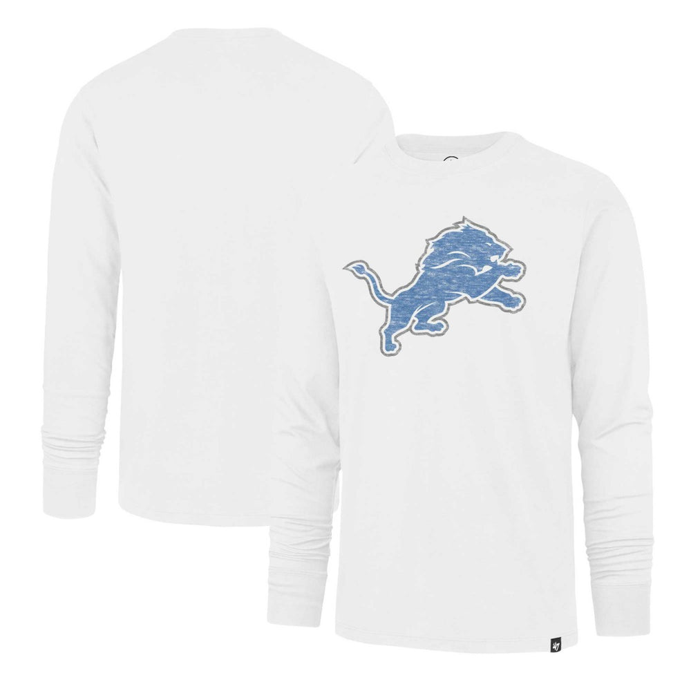 47 brand Detroit Lions '47 Premier Franklin Long Sleeve T-Shirt White