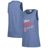 Boston Red Sox Soft as a Grape Women's Gauze High Neck Tank Top - Navy - MLB Online