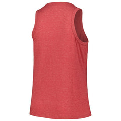 St. Louis Cardinals Soft as a Grape Women's Plus Size Curvy High Neck Tri-Blend Tank Top - Red - MLB Discount