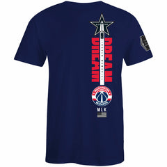 Washington Wizards FISLL x Black History Collection Unisex T-Shirt - Navy