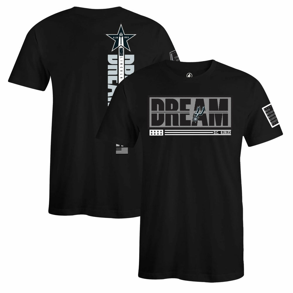 San Antonio Spurs FISLL x Black History Collection Unisex T-Shirt - Black