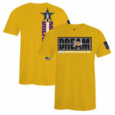 Los Angeles Lakers FISLL x Black History Collection Unisex T-Shirt - Gold