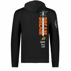Phoenix Suns FISLL x Black History Collection Unisex Pullover Hoodie - Black