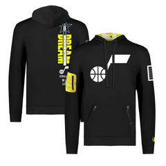 Utah Jazz FISLL x Black History Collection Unisex Pullover Hoodie - Black