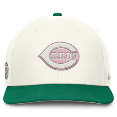 Cincinnati Reds Nike Sail Pro Performance Snapback Hat - Cream/Green - Nike Online