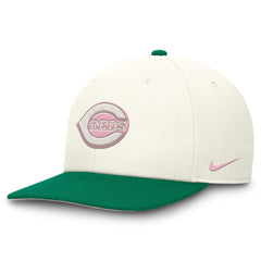Cincinnati Reds Nike Sail Pro Performance Snapback Hat - Cream/Green - Nike Online