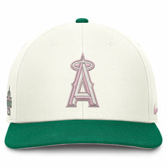 Los Angeles Angels Nike Sail Pro Performance Snapback Hat - Cream/Green - Nike Sale