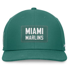 Miami Marlins Nike Bicoastal Pro Performance Snapback Hat - Green - Nike Online