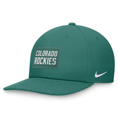 Colorado Rockies Nike Bicoastal Pro Performance Snapback Hat - Green - Nike Sale