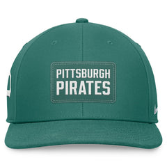 Pittsburgh Pirates Nike Bicoastal Pro Performance Snapback Hat - Green - Nike Discount