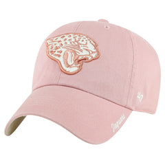 47 brand Jacksonville Jaguars '47 Women's Ballpark Cheer Dusty Rose Clean Up Adjustable Hat Pink