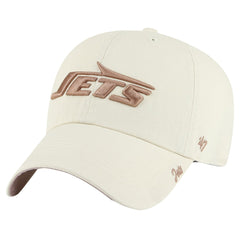 47 brand New York Jets '47 Women's Ballpark Cheer Clean Up Adjustable Hat Natural