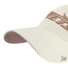 47 brand New York Jets '47 Women's Ballpark Cheer Clean Up Adjustable Hat Natural