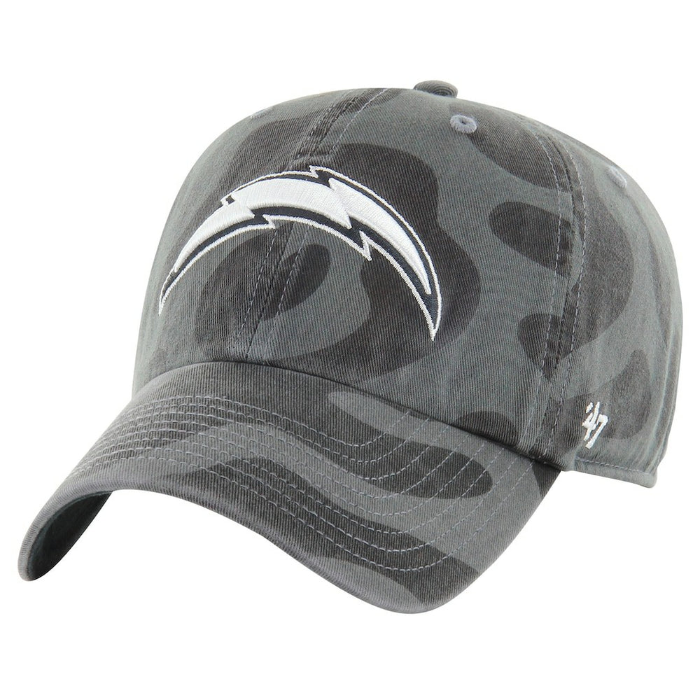 47 brand Los Angeles Chargers '47 Women's Freeform Clean Up Adjustable Hat Charcoal